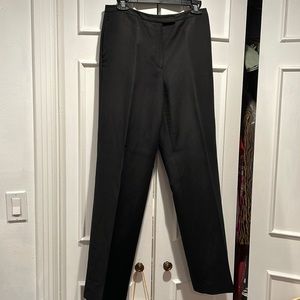 Really nice dress black pants - linen-feel. Size  10. 32” inseam.